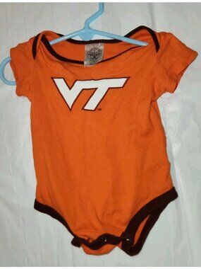 VIRGINIA TECH ncaa 6 to 9 Months One Piece Outfit preowned
